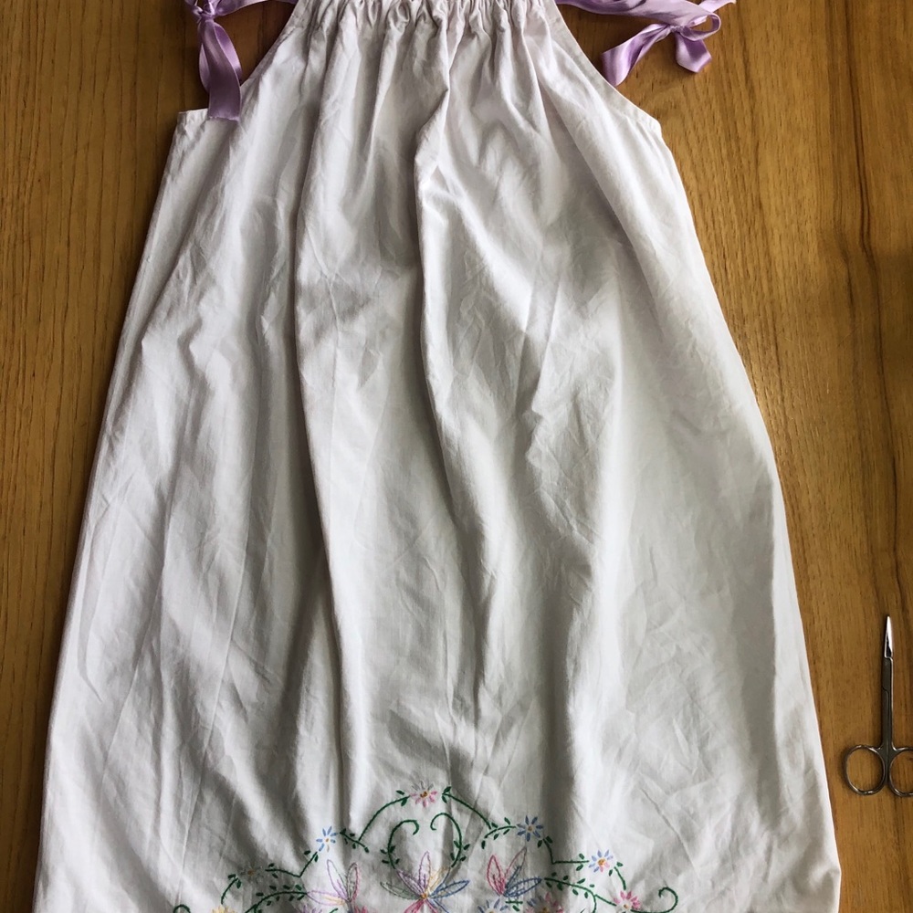 Pillow case embroidered